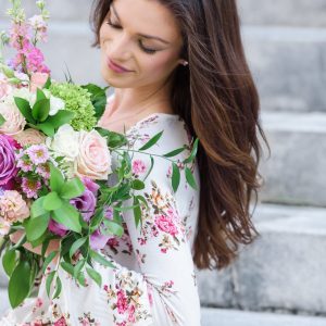Autumn Rose & Hydrangea Bouquet